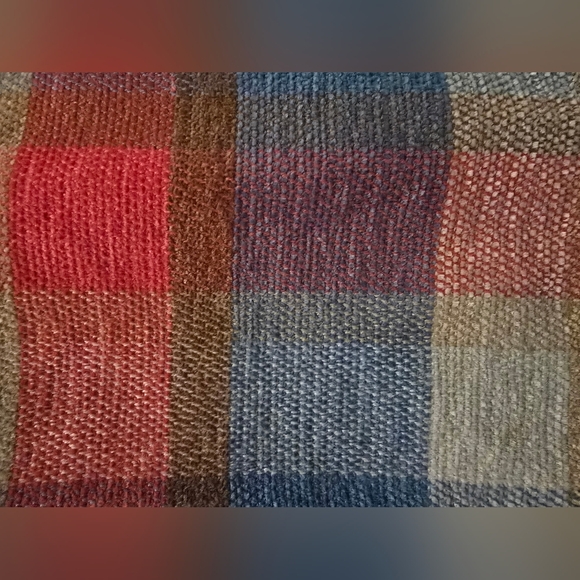 Vintage Allison Daley Pink and Blue Plaid Utility Jacket 12P - Picture 5 of 5